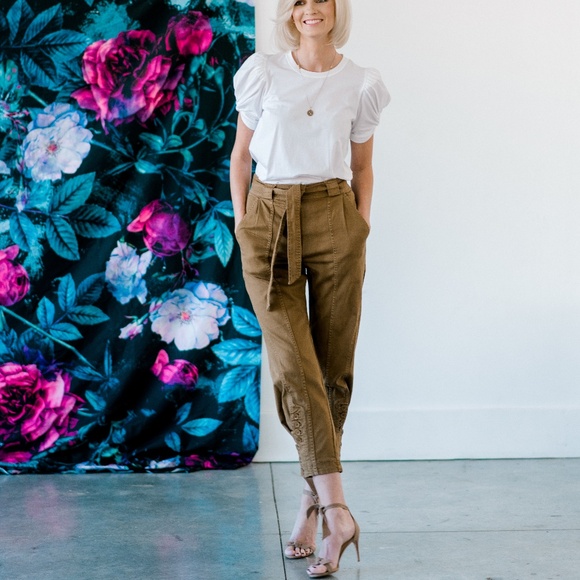 Ulla Johnson Pants - Ulla Johnson Carmen Jean Teak Sz 2